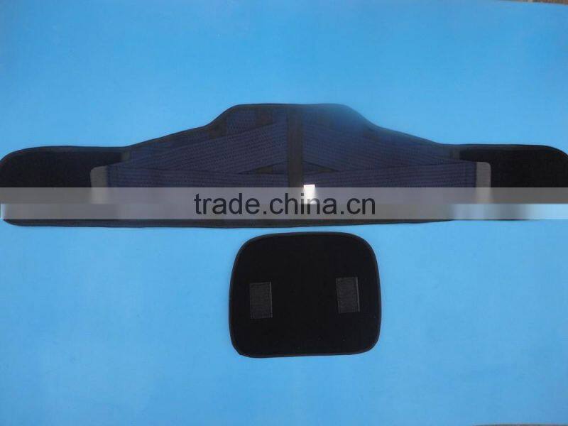 new stype black color tourmaline self-heating lumbar support with steel