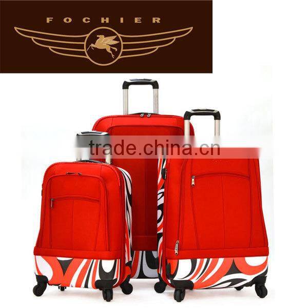 canvas luggage suitcases for girl sky travel luggage bags