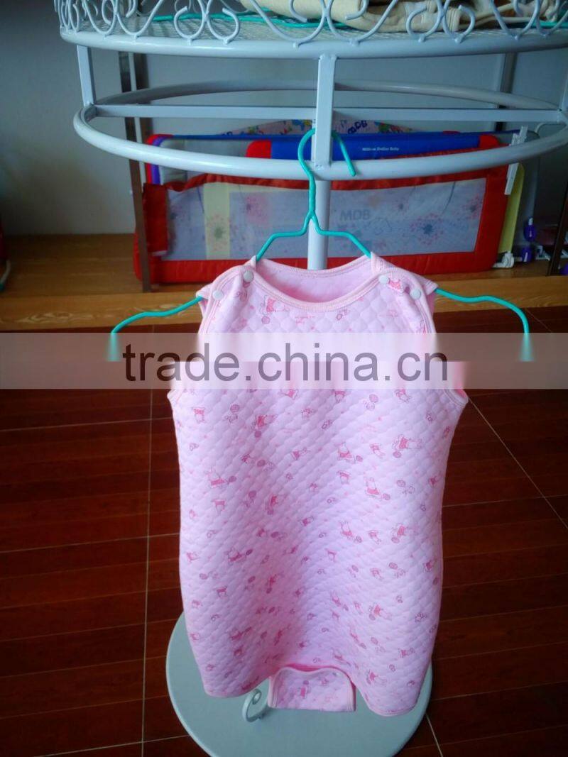 Lovely pink design cotton baby sleeping bag