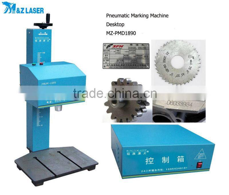 New Nameplate Machinery Spare Part China Price Desktop Pneumatic Marking Machine