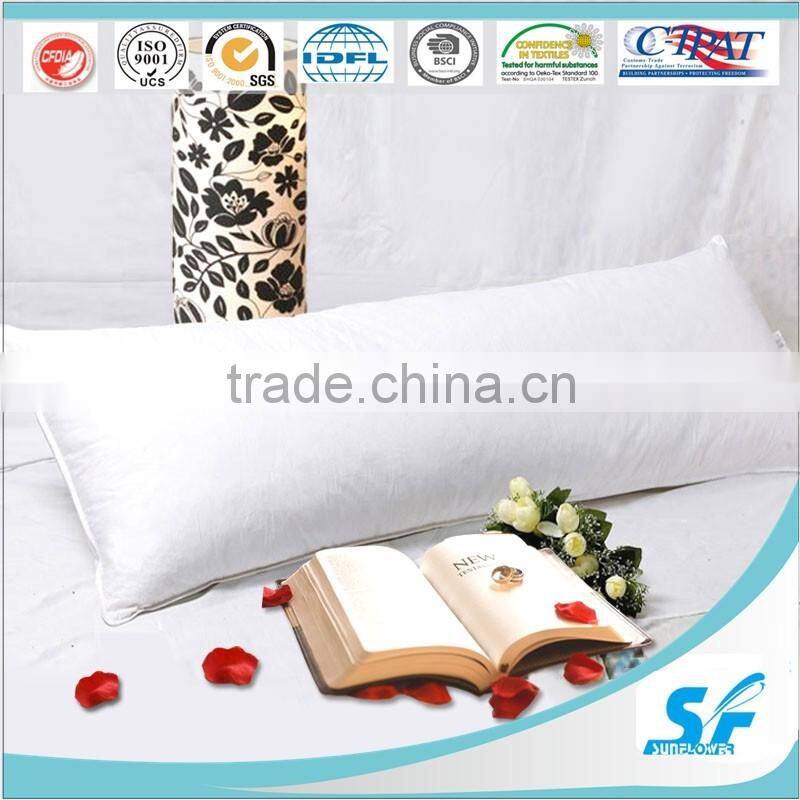 hot sale duck goose down cushion insert cotton pillow
