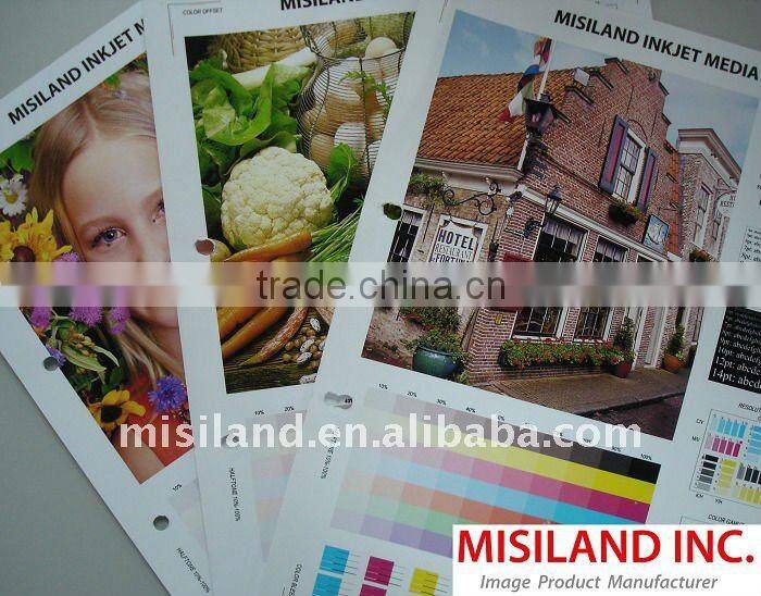 128g Real colors inkjet matte coated paper&matte paper& inkjet photo paper (high quality,for inkjet printer)