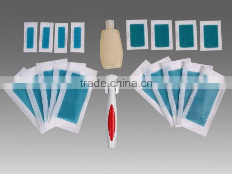 leg and body hair remover cold wax strips / multi colour depilatory wax strips