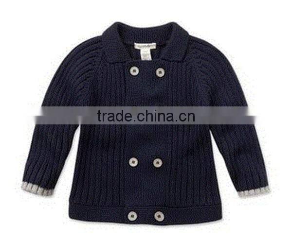 2016 Latest design cotton knitted baby boys sweater
