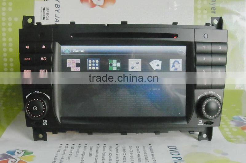 DJ7069 7inch double DIN car DVD player car radio with GPS EXTV 3G ect.for special Mercedes