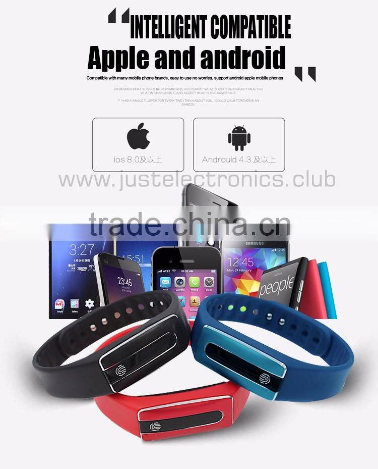 Shenzhen Manufacture CE Rohs Smart Bracelet For IOS and Android
