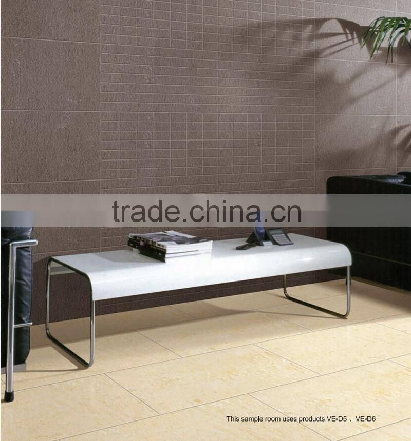 rough finish yellow vitrified non slip floor tiles ceramic foshan tile