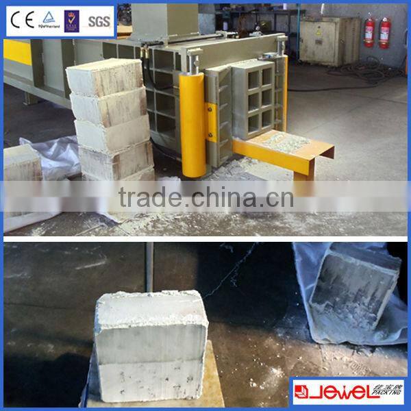 wood sawdust block-making baler