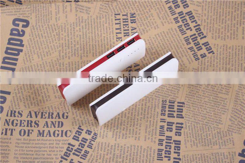 fashionalbe 5V/1A 5V/2.1A dual output power bank for hp