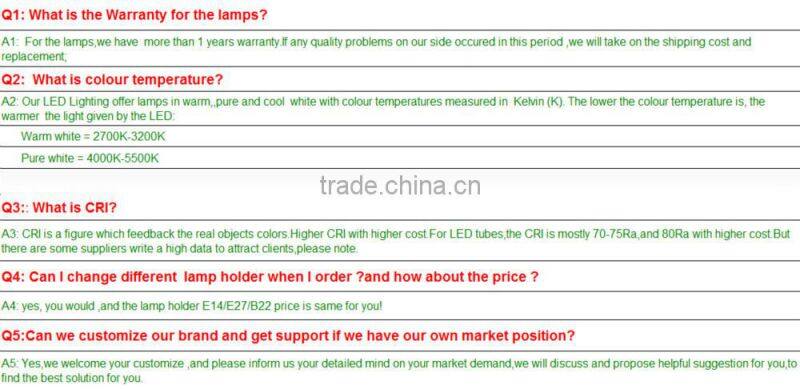 18w 1200mm long T8 PC cover and aluminum tube integration and no bracket light