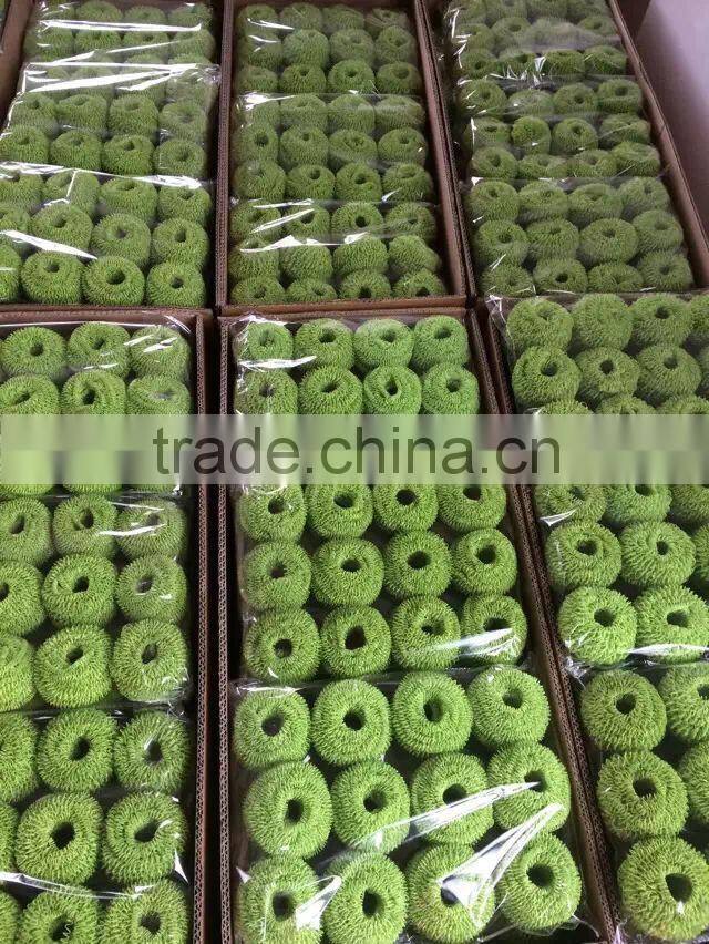 Muti-purpose new product Polyester fiber scourer Household cleaning item