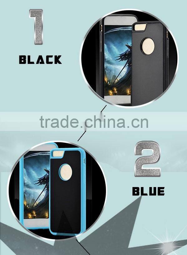 Anti-gravity Magical Sticky PC Case with TPU Border for iPhone 6 Plus/6S Plus (5.5")