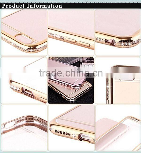 2016 factory price Transparent TPU mobile cases for iPhone 6 Plus / 6S Plus (5.5")