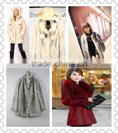 The New Produce Silver Blue Faux Fox Fur