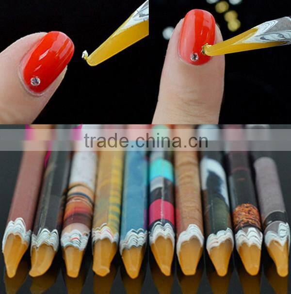 Easam new colorful wax nail pen used for pick up nail rhinestone