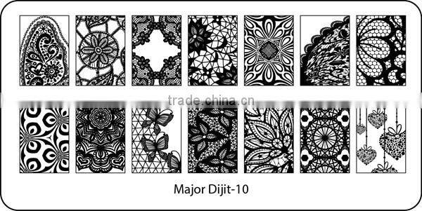 Major 07 hot new nail art plate,2016 nail art plate