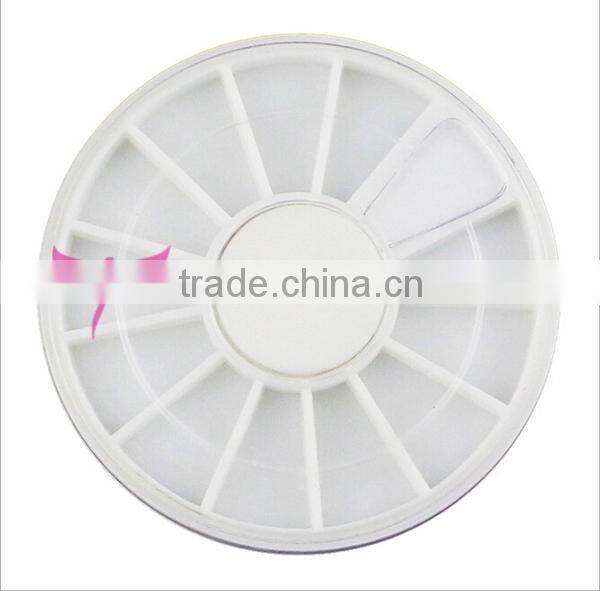 Small Empty wheel box for nail rhinestone