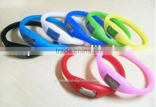 Promotional multi-color Engraved silicone wristband