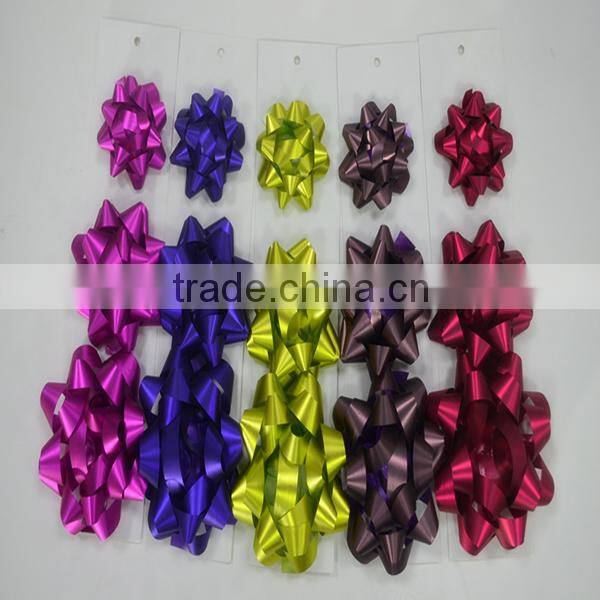 Newest Design Blue Holographic Star Bows