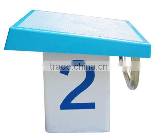 ABS Material Swimming Pool Starting Platforms for Swimming Competition Use