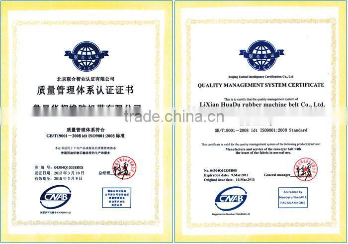 Export products polyester corrugated sidewall conveyor belt from alibaba shop