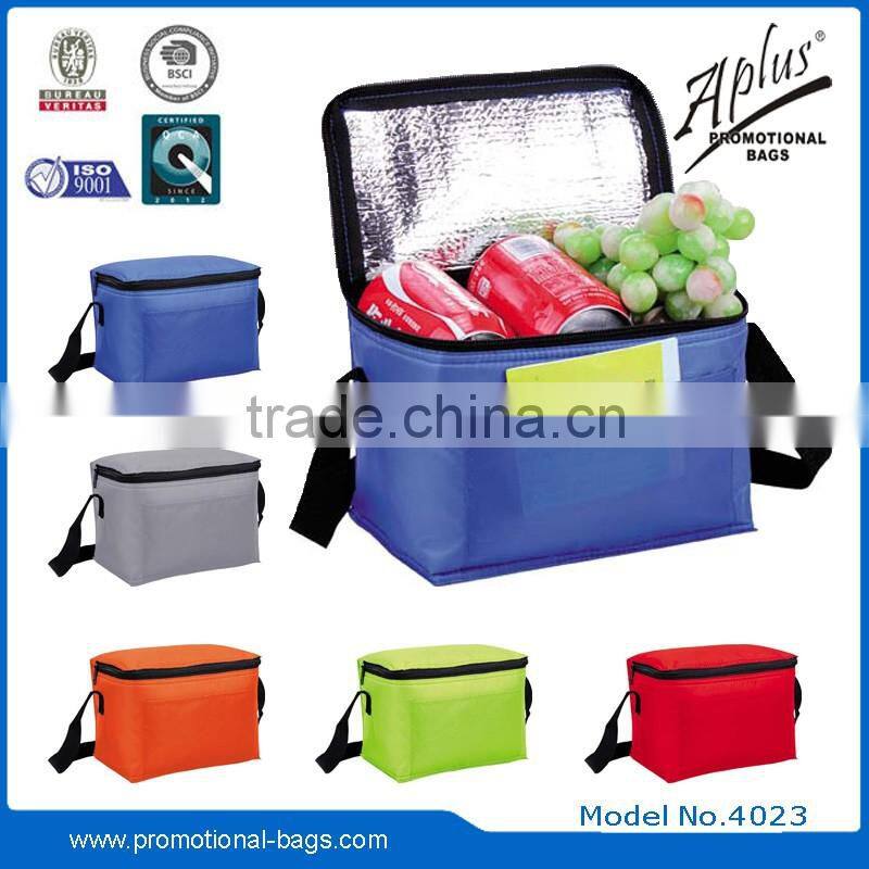 6 pack can/cans lunch aluminium coated cooler bag