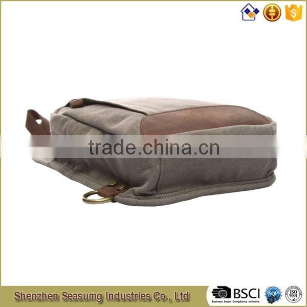 High Desity Washing Canvas Day Backpack Sling Bag