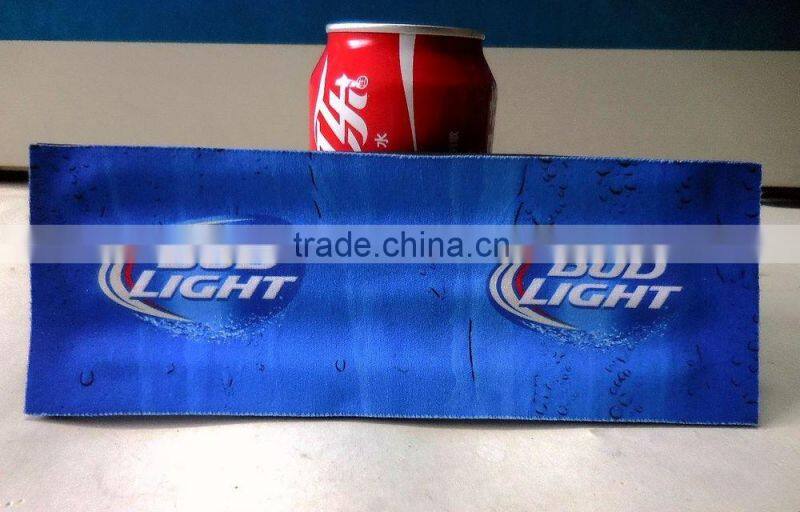 hotselling promotion eco-friendly insulated snap 5mm neoprene can cooler