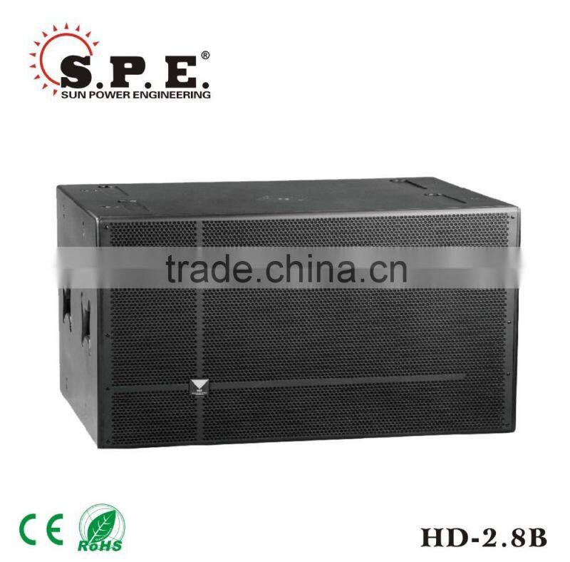 dual 18 inch subwoofer 3200w 136dB for night club HD-2.8B spe audio