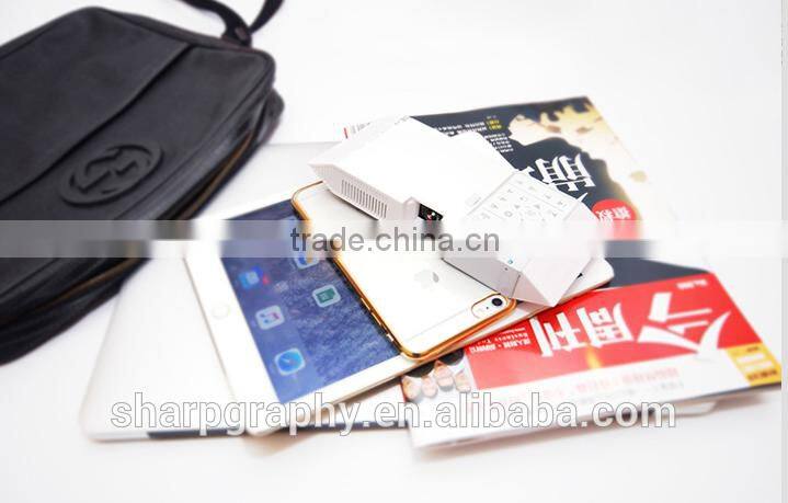 Wholesale 2016 New Mini High Resolution 3D DLP Powerful Short Throw Projector P6 Tractable Ceiling Lift Projectors Mount