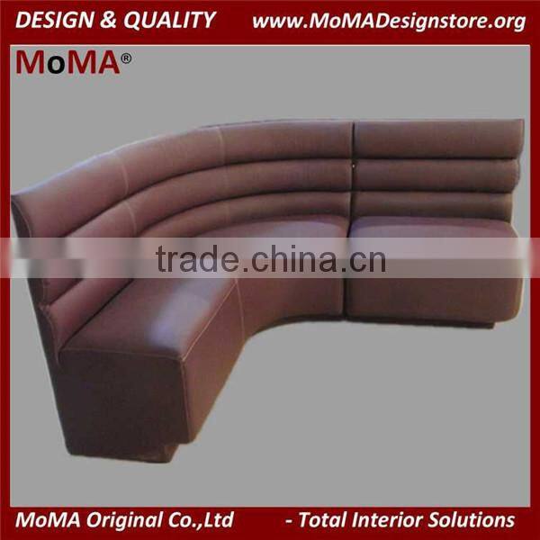High End Customized Restaurant U Shape Leather Sofa