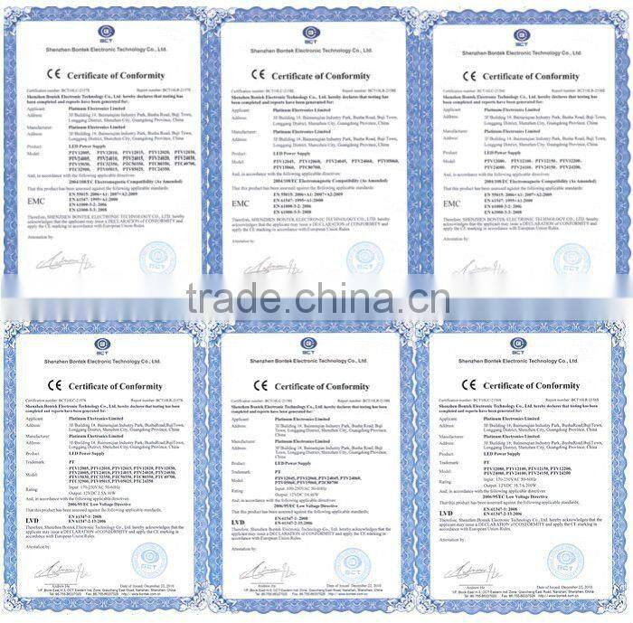 Lightweight silver led power supply,12v 10w waterproof power supply, ac dc led driver