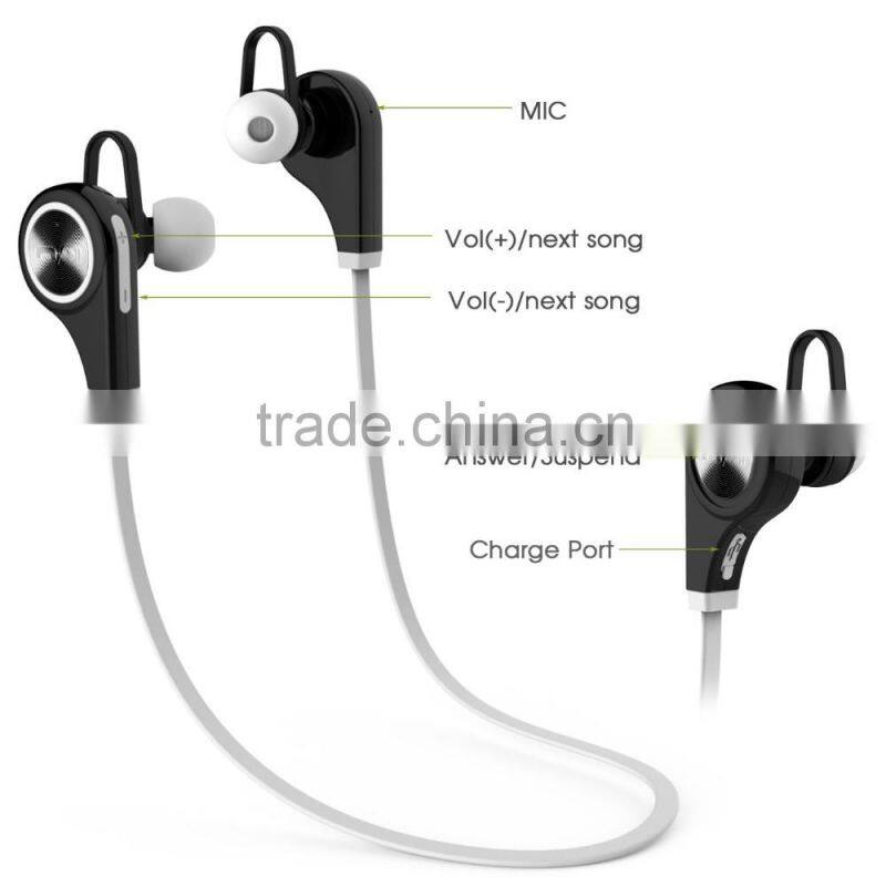 Bluetooth Earbuds V4.1 Wireless Sports Headphones Sweatproof Running Stereo Headsets Built-in Mic/APT-X for iPhone 6s