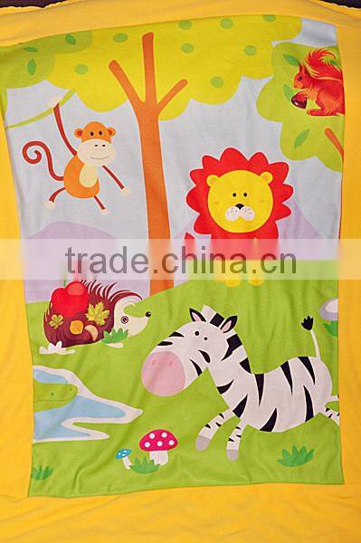 Jinhua MK 100% polyester wholesale home textile new born baby thermal polar fleece blanket