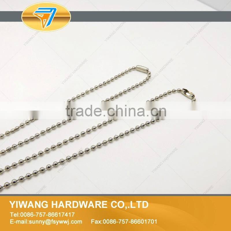 High Quality Electroplating Iron Bead Chain