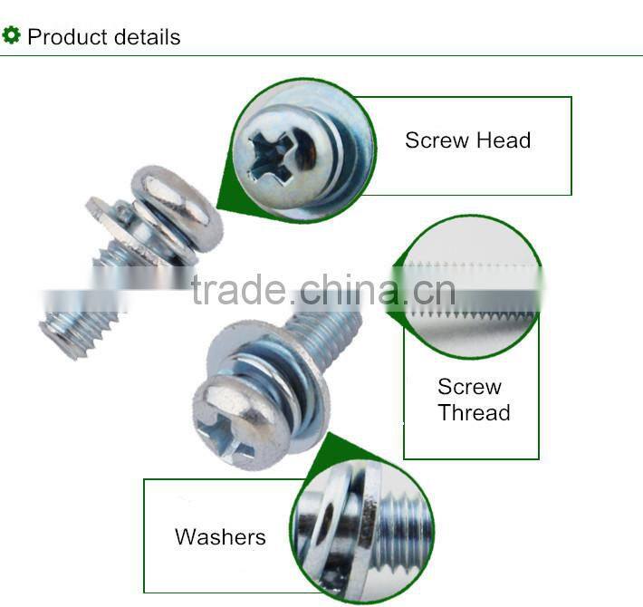 Stainless steel Phil-Slot electronic switch cap screw set
