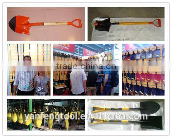 Highest quality!!!shovel with wooden handle S518-12D