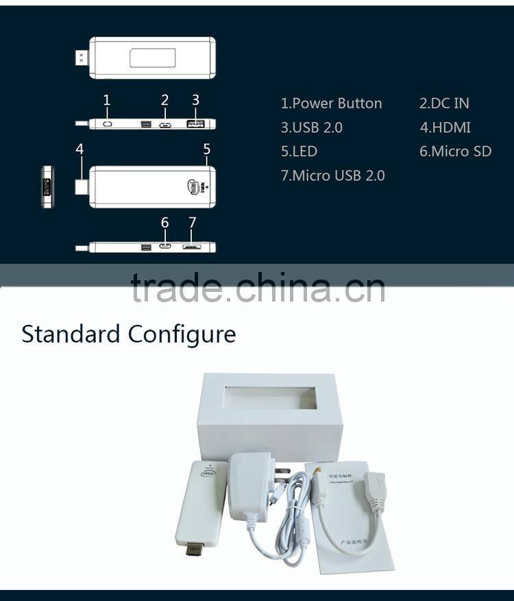 2015 Cloudnetgolatest Intel Quad Core Z3735Fwindows mini pc dongle TV dongle windows8.1 Android Ubantu set top box compute stick