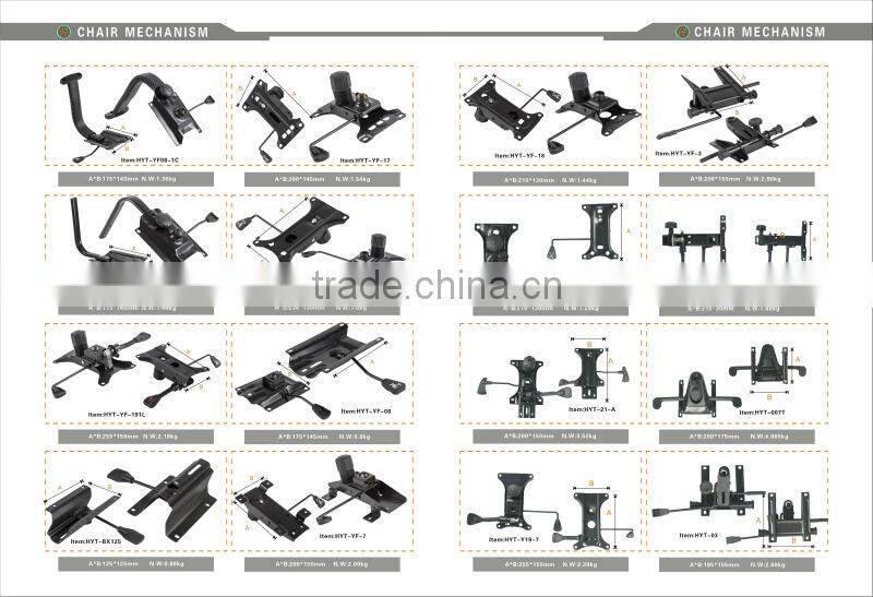 bw hot selling products chair mechanism swivel chair parts