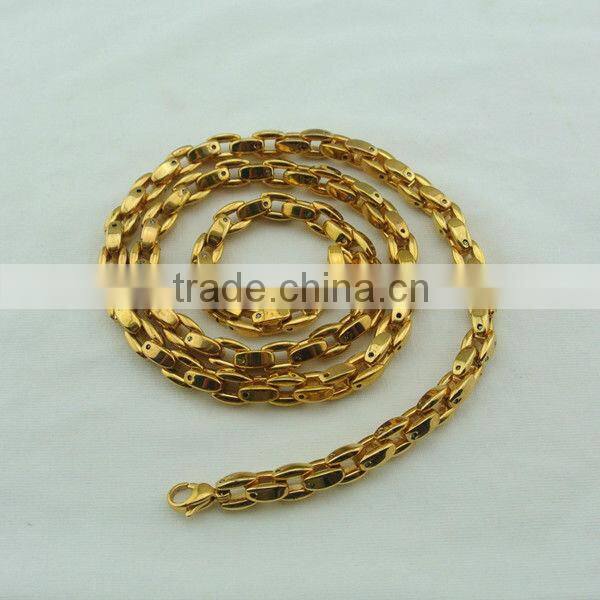 golden chain necklace design for men