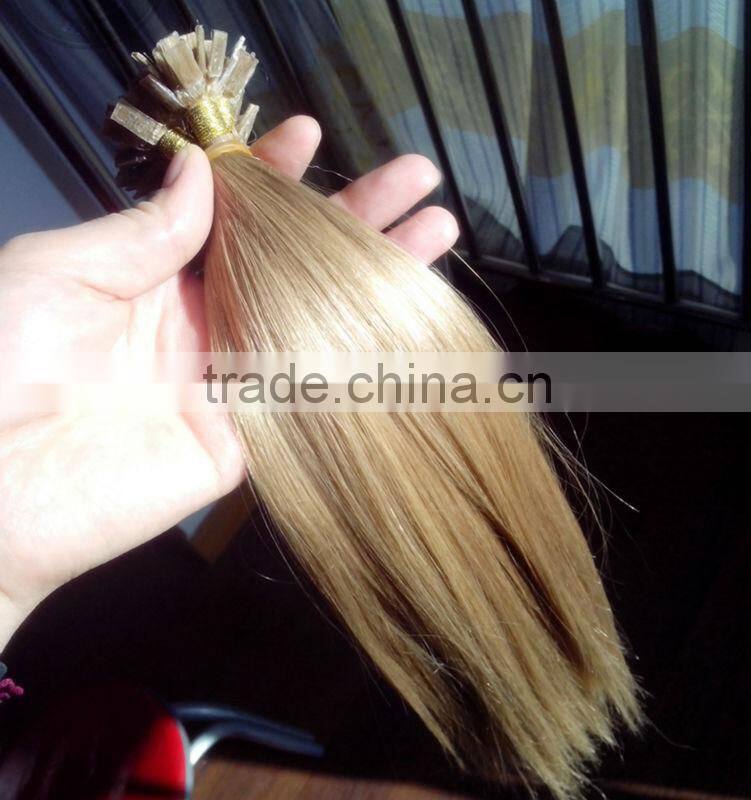 100% natural human hair high quality crystals hair extensions