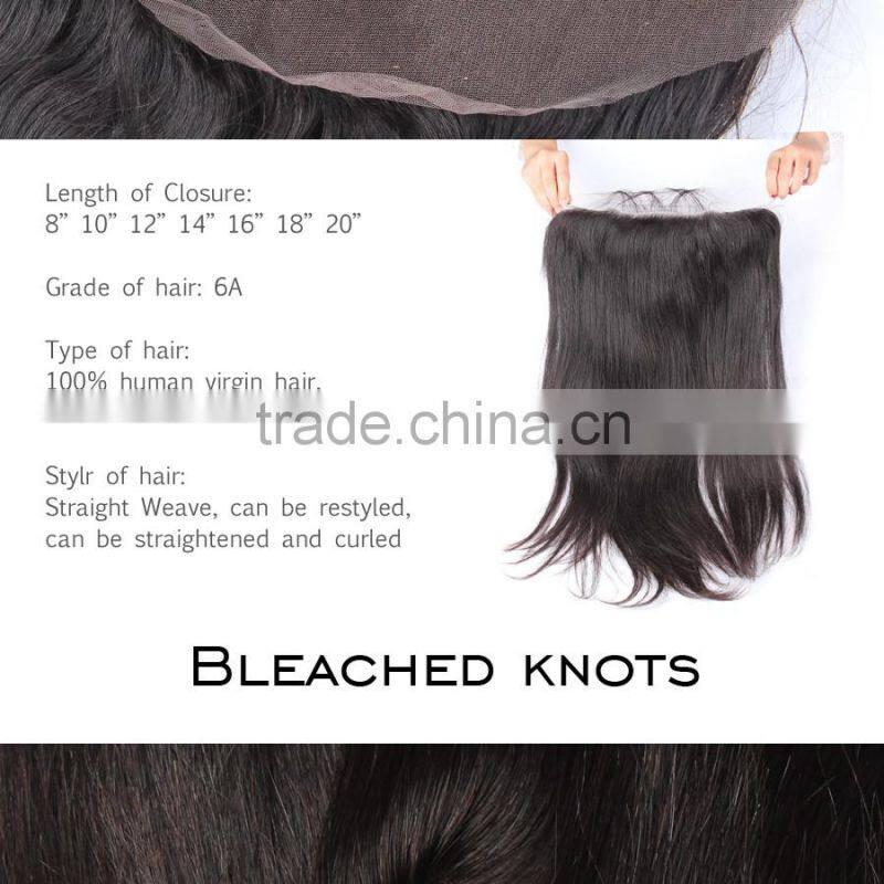 remy lace front closure with baby hair lace frontals 13x6