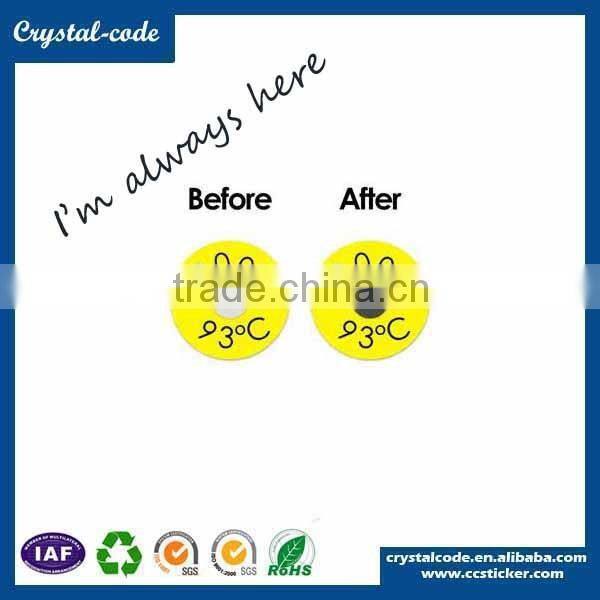 Thermal Shipping Solution Warmmark Custom Temperature Indicator Label