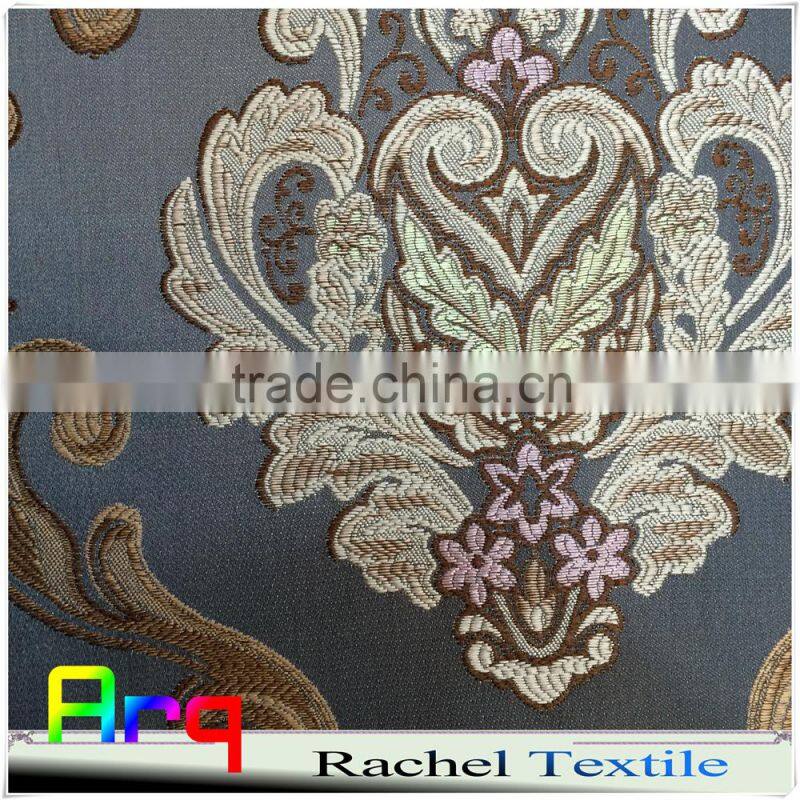 New classic jacquard high class star hotel bed sets, bedspread matching curtain, pillow fabric