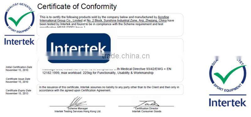 Acrofine Professional SPA massage table aluminum Shampoo Massage Bed Blue Aluminium Massage Table