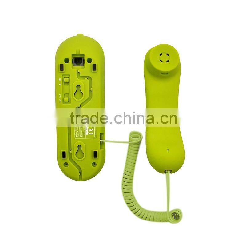 Colorful wall mount very slim phone for sale