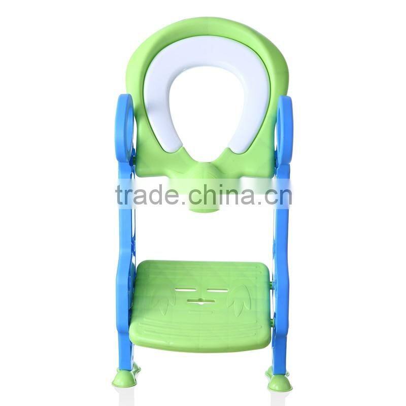 Children potty trainer plastic portable toilet seat/kids step toilet seat