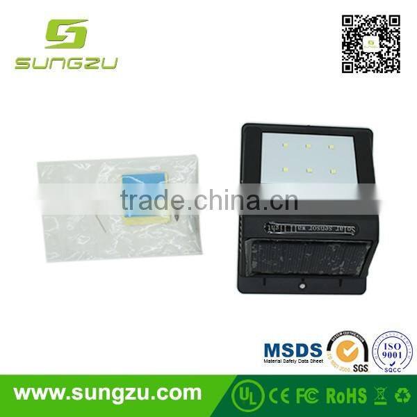 Vintage waterproof IP 66 low price 18LM 2V 120MA solar wall lamp light for hotel garden