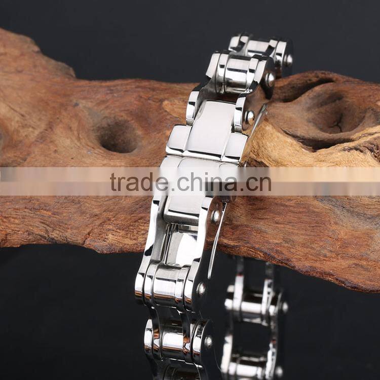 Fashion Chain Bracelet Hot Sale For Woman Alibaba supplier High Quality Stainless Steel Bicycle Chain Bracelet