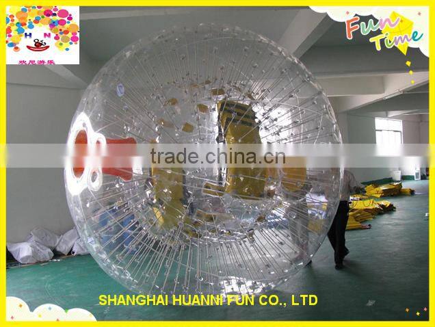 sports Amazing & excitive inflatable Glassland Zorb balls 2 Sets